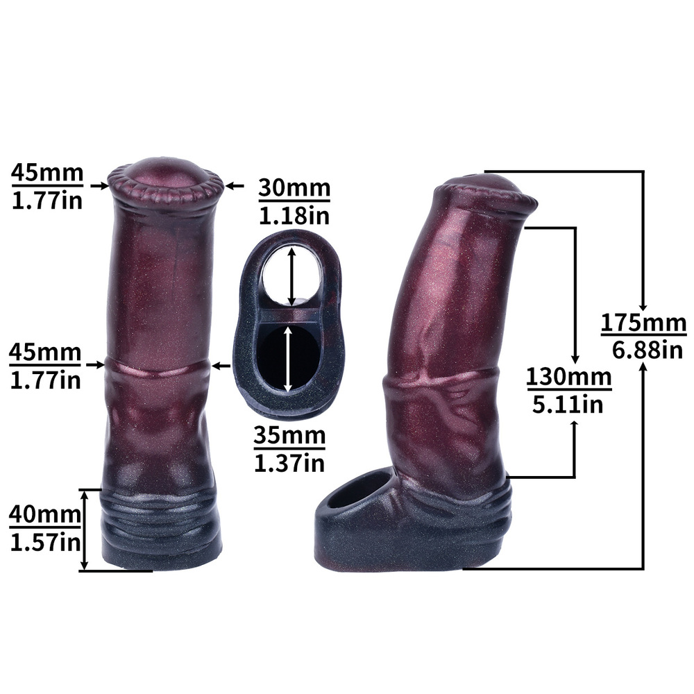 (image for) Horse Cock Sleeve Fantasy Penis Extender
