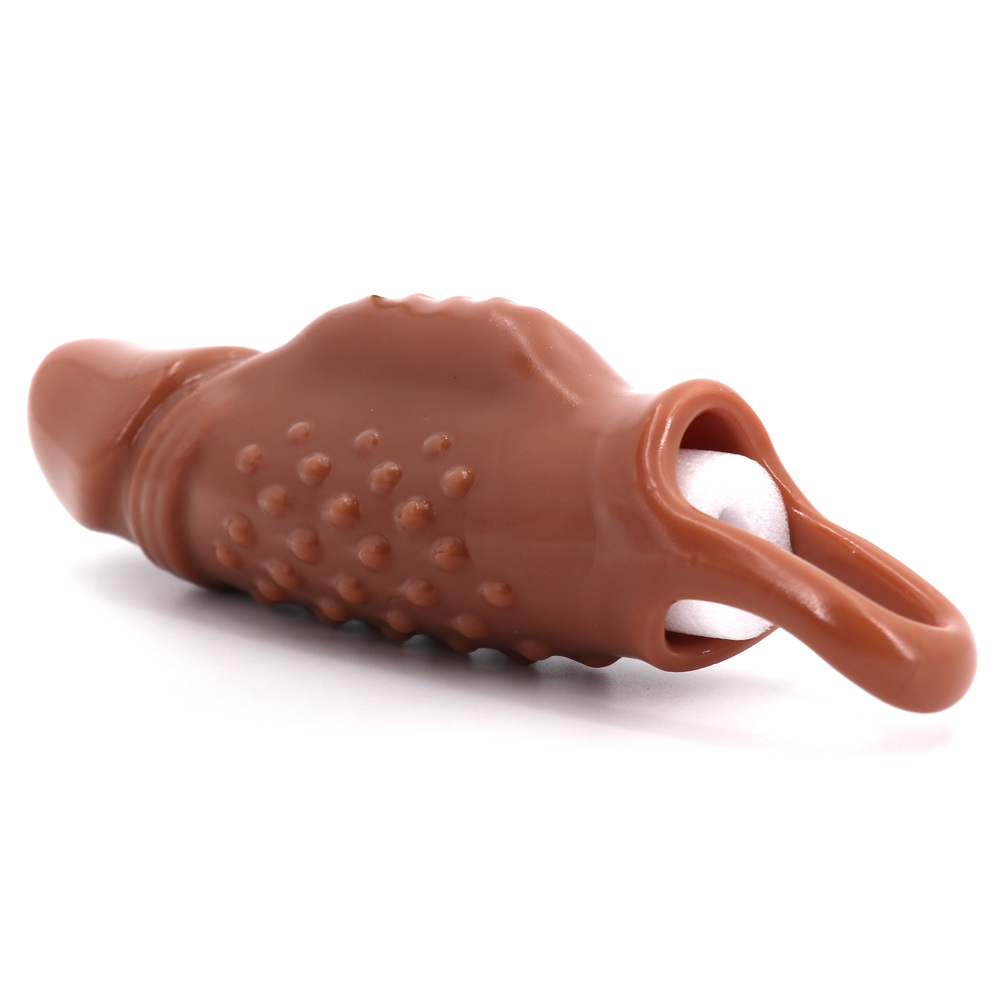 (image for) Vibrating Penis Extender Sleeve - Bump