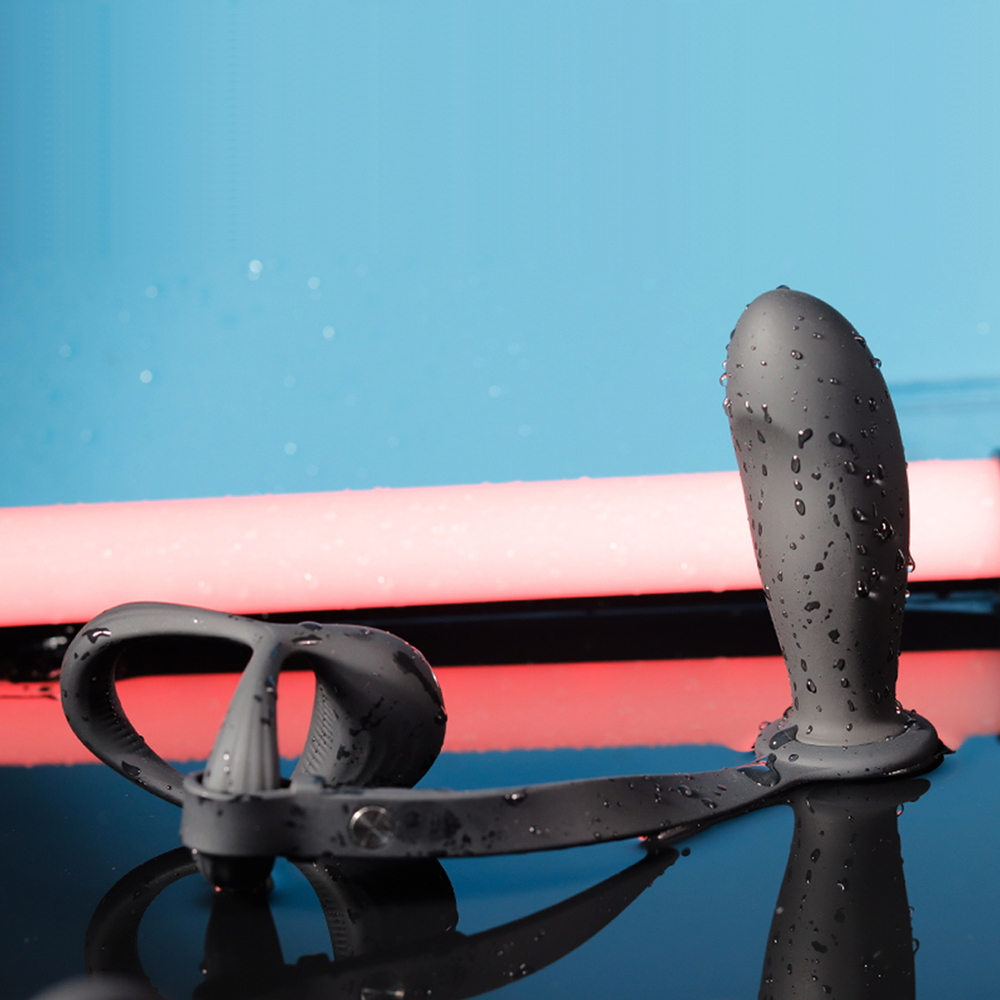 (image for) Cock & Ball Ring With Prostate Plug