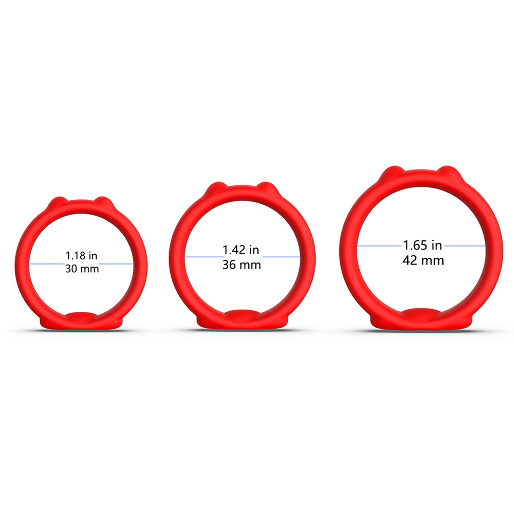 (image for) Cat Silicone Cock Ring Set