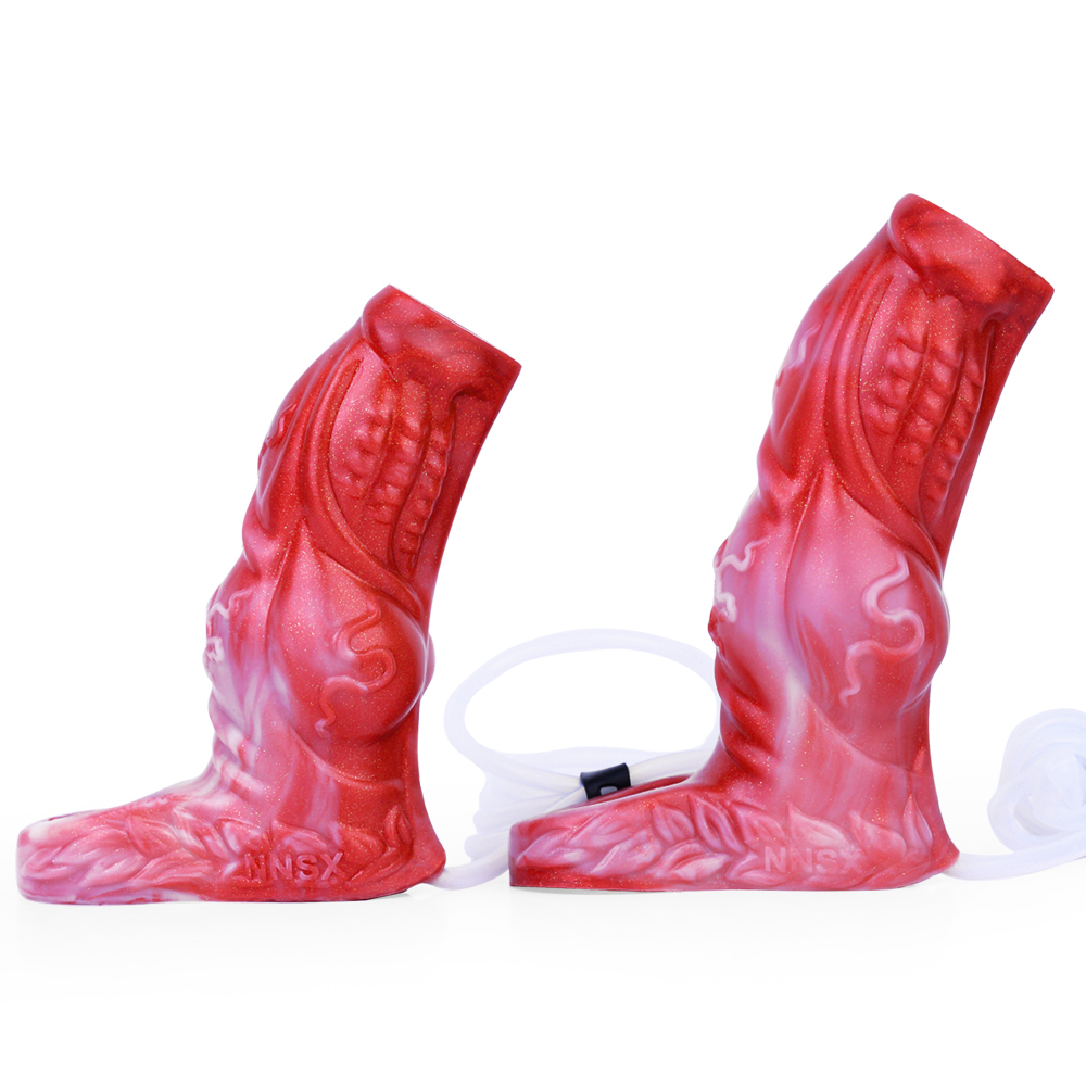 (image for) Squirting Flame Lifelike Penis Sleeve - A