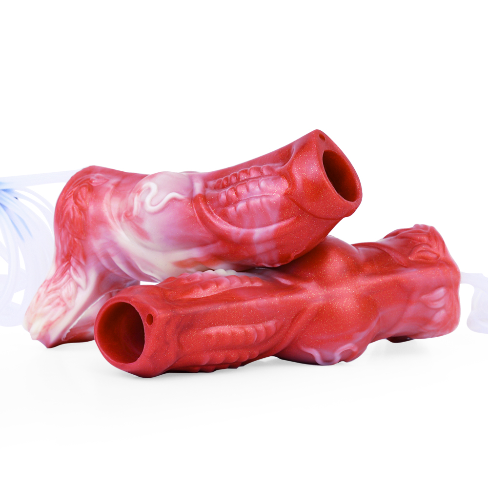 (image for) Squirting Flame Lifelike Penis Sleeve - A