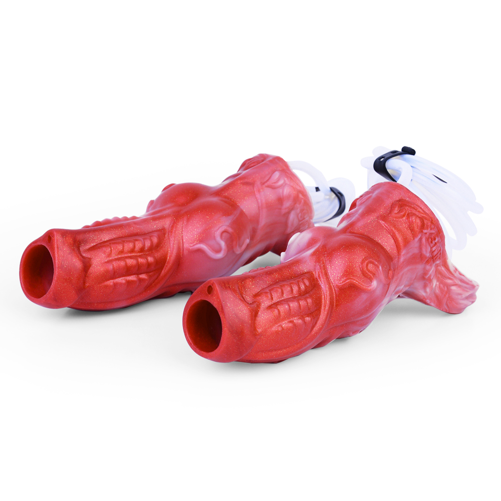 (image for) Squirting Flame Lifelike Penis Sleeve - A