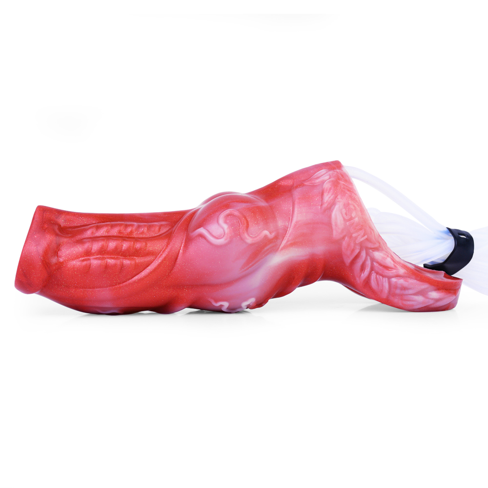 (image for) Squirting Flame Lifelike Penis Sleeve - A