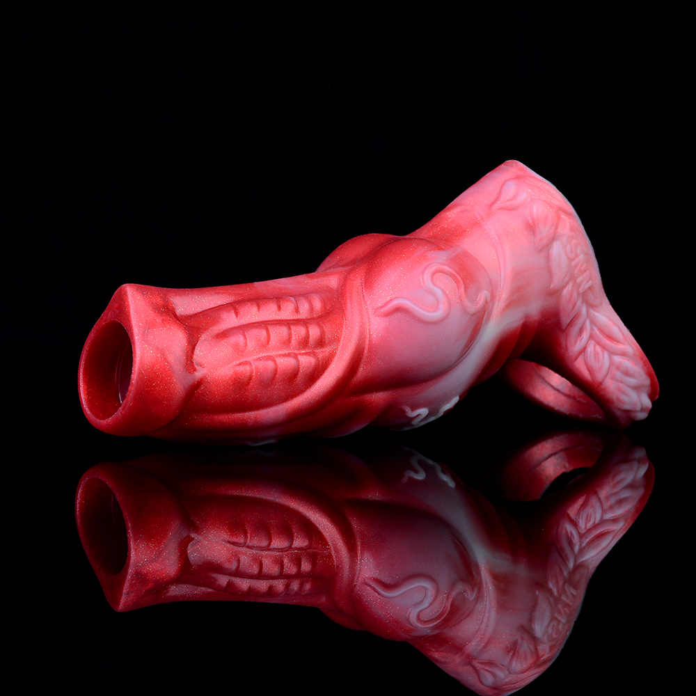 (image for) Flame Lifelike Penis Sleeve - A