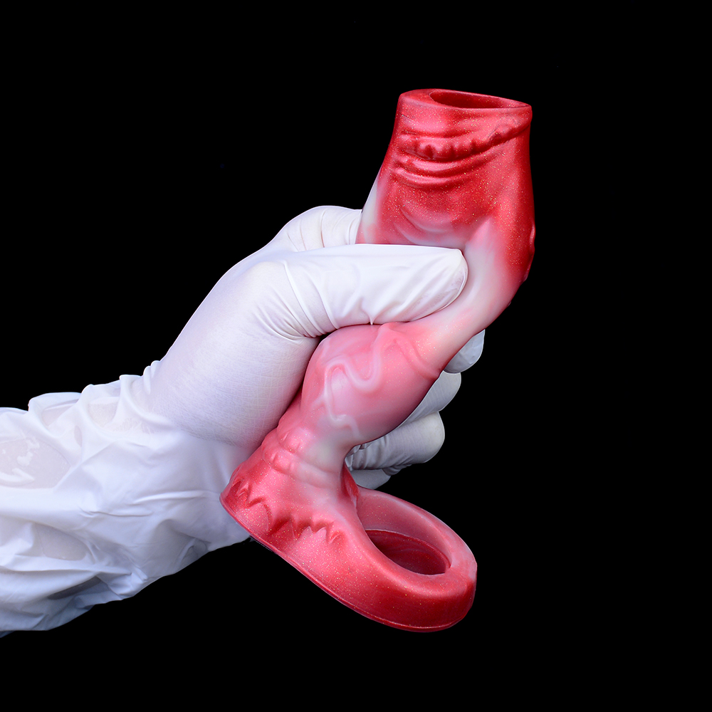 (image for) Flame Lifelike Penis Sleeve - B