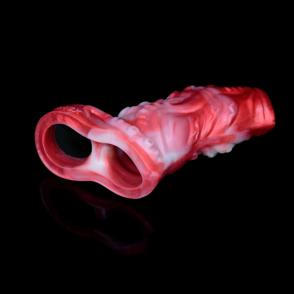 (image for) Flame Lifelike Penis Sleeve - C
