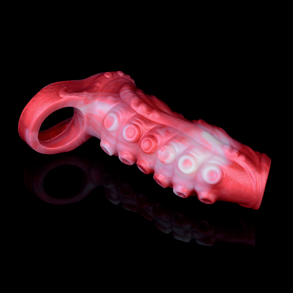 (image for) Flame Lifelike Penis Sleeve - C