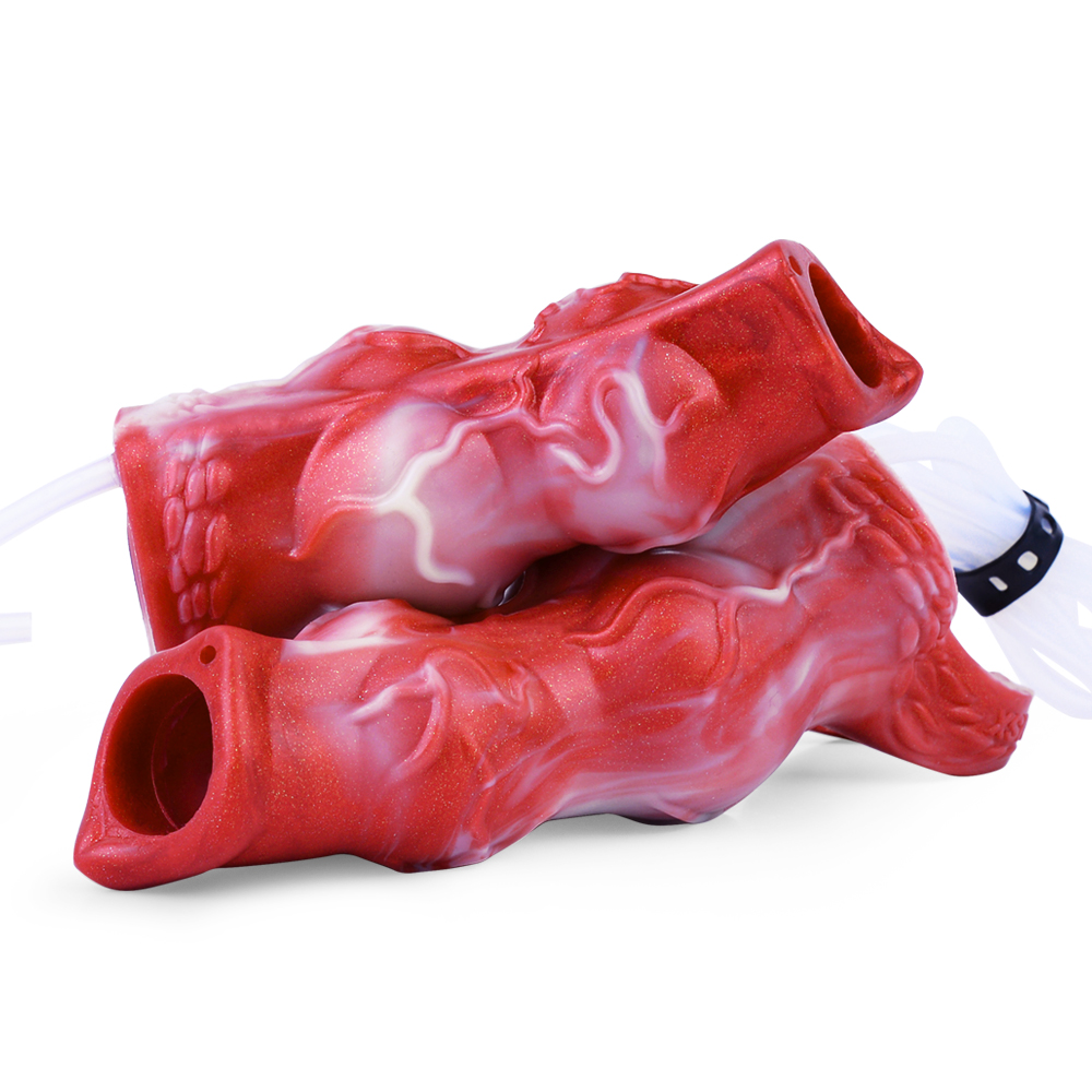 (image for) Squirting Flame Lifelike Penis Sleeve - E