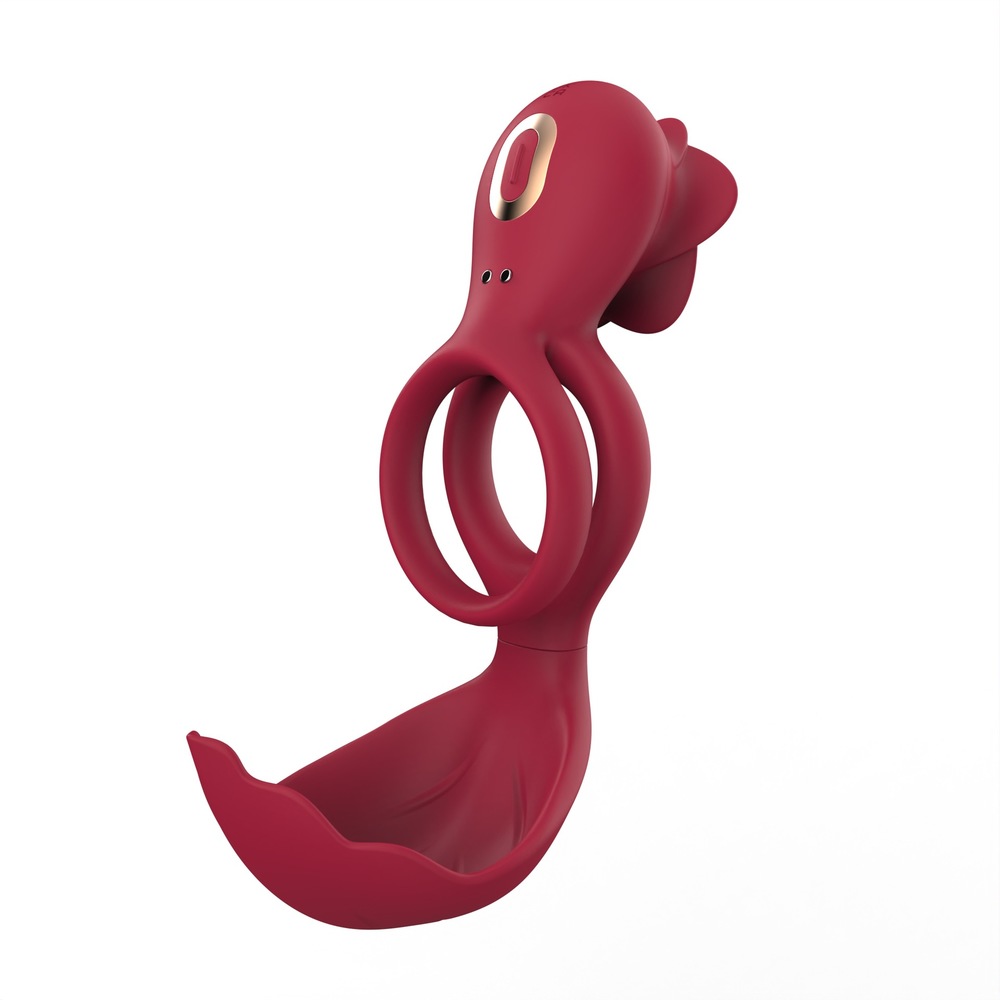 (image for) Rose Clit Stimulator Cock Ring