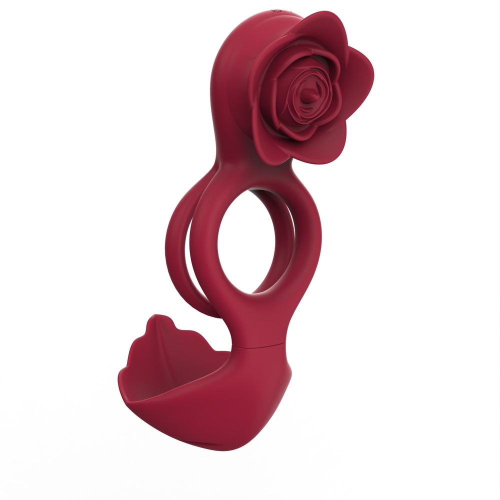 (image for) Rose Clit Stimulator Cock Ring