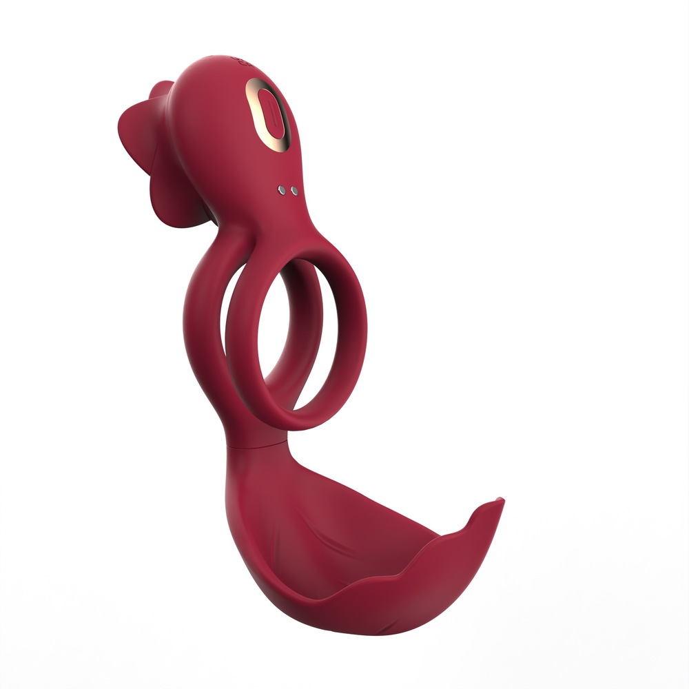 (image for) Rose Clit Stimulator Cock Ring