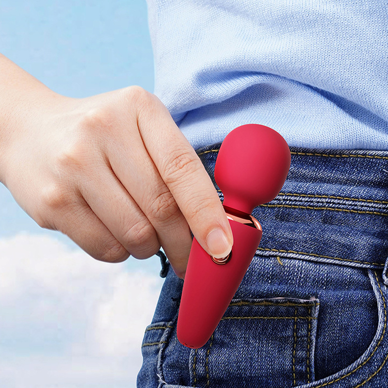 (image for) Cute Ice Cream Mini Wand Vibrator
