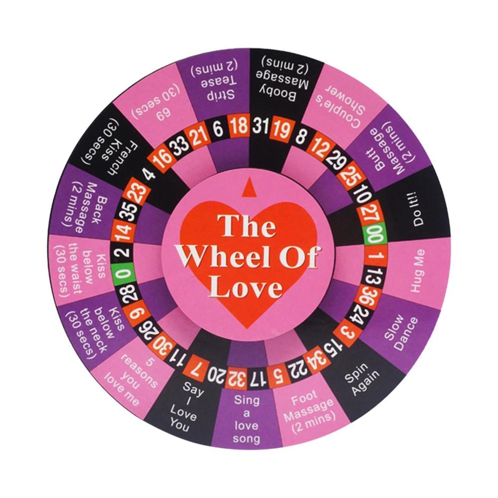 The Wheel of Love Game Fun Turntable