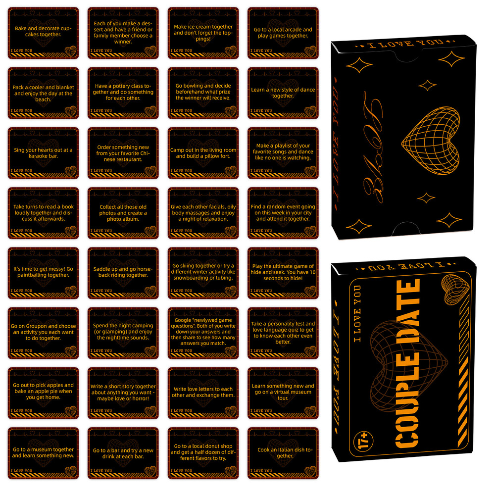 Couple Date Sex Card Game