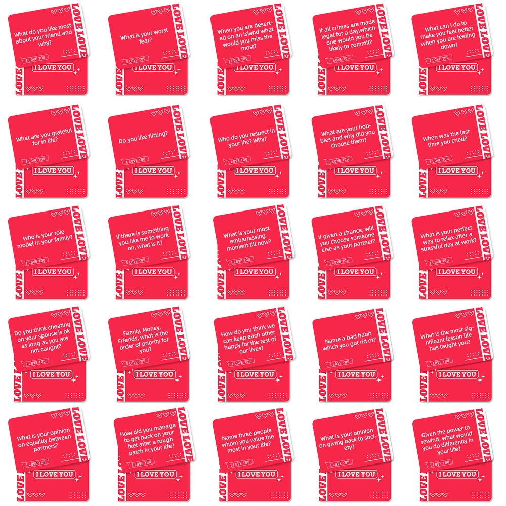 (image for) Interactive Game Cards for Couple