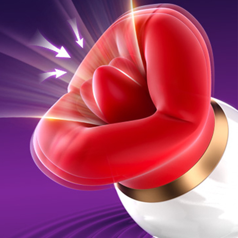 (image for) First Kiss Big Mouth Tongue Vibrator