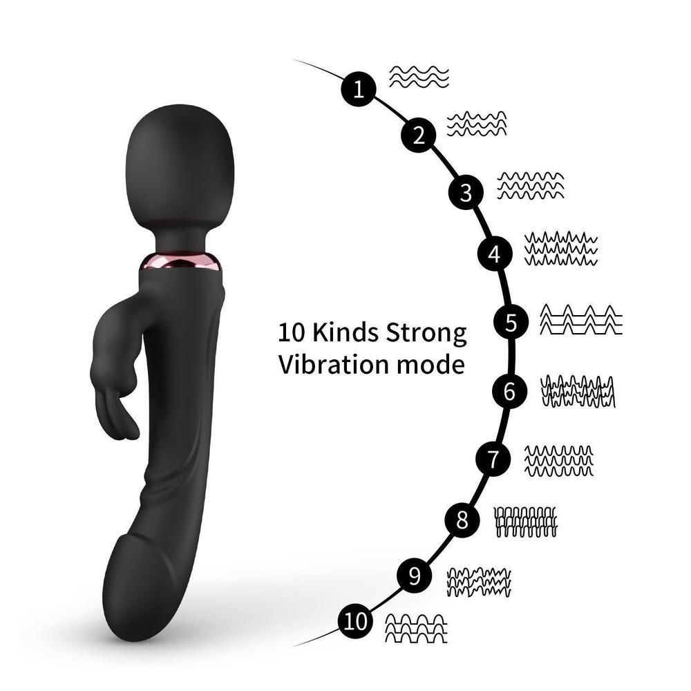 (image for) Rabbit Wand Dildo Vibrator