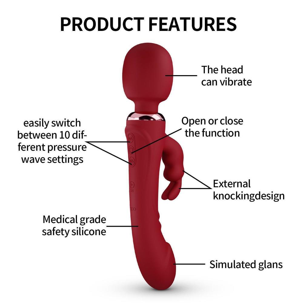 (image for) Rabbit Wand Dildo Vibrator