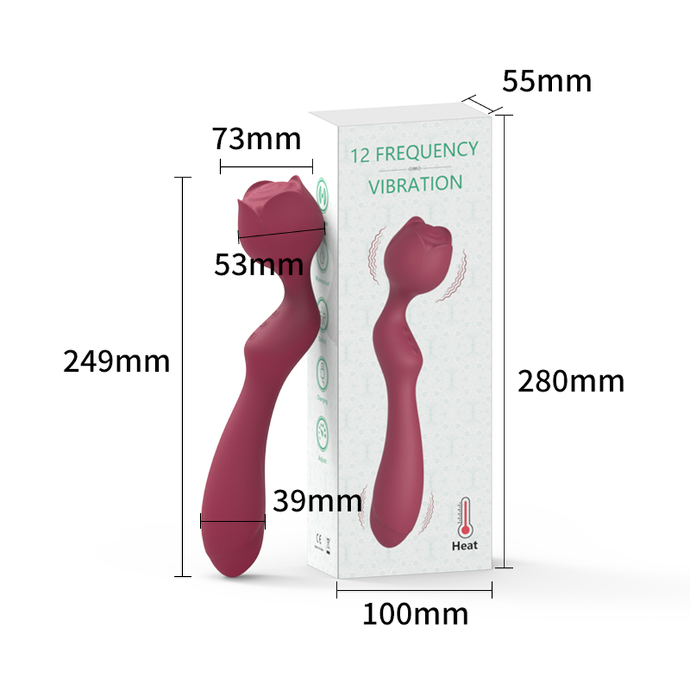 (image for) Double Ended Rose Bud Vibrator