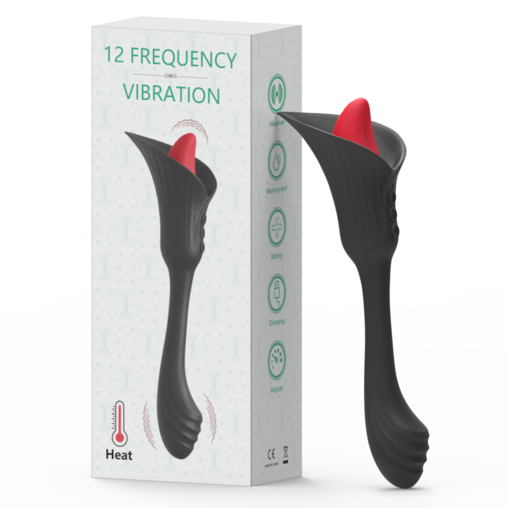 Double Ended Tongue Vibrator