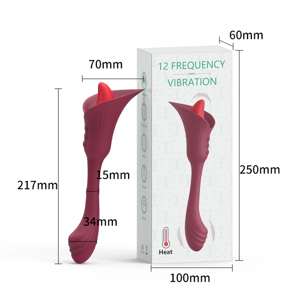 (image for) Double Ended Tongue Vibrator