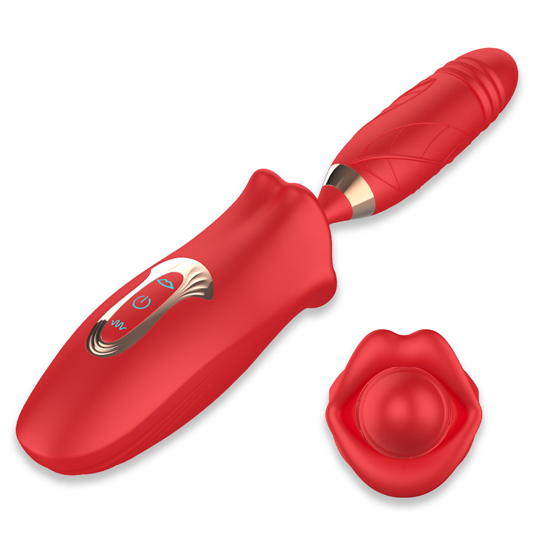 (image for) Biting thrusting Rose Vibrator