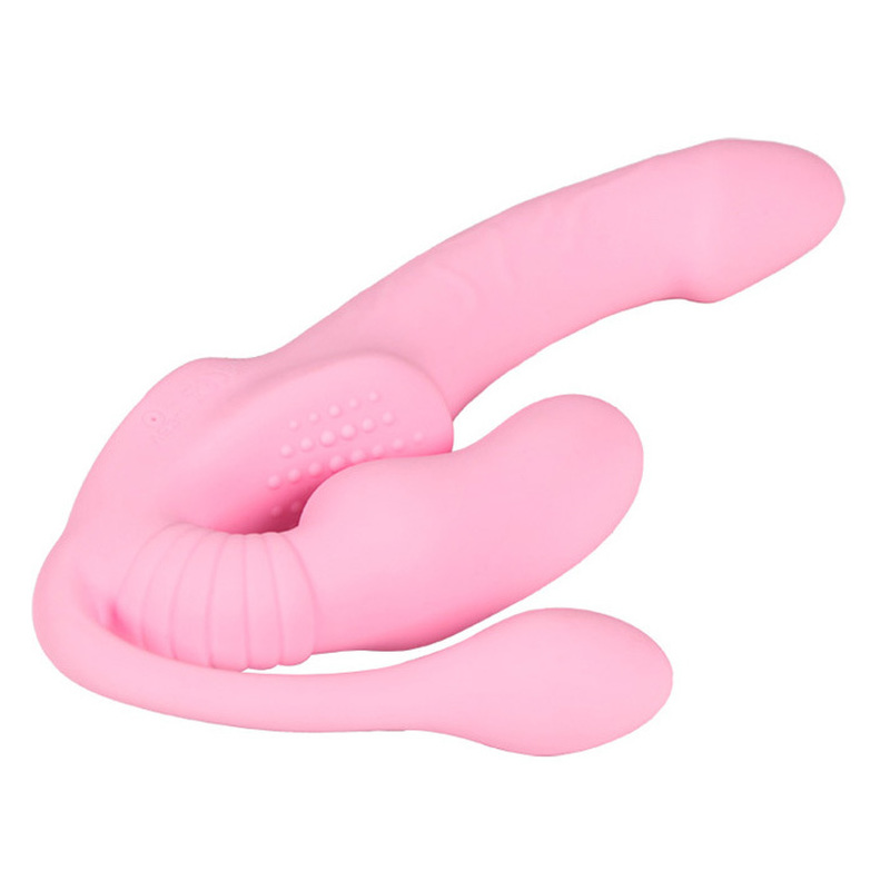(image for) Clit Anal Vibrator G-Spot Dildo Strap On