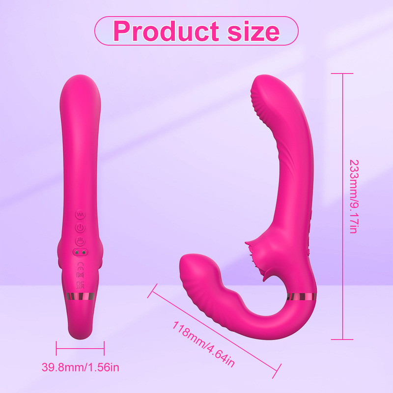(image for) Rose Clit Stimulator Dual Motor Shock Panty Vibrator