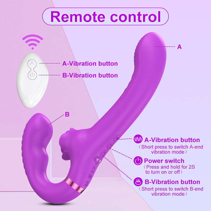 (image for) Rose Clit Stimulator Dual Motor Shock Panty Vibrator