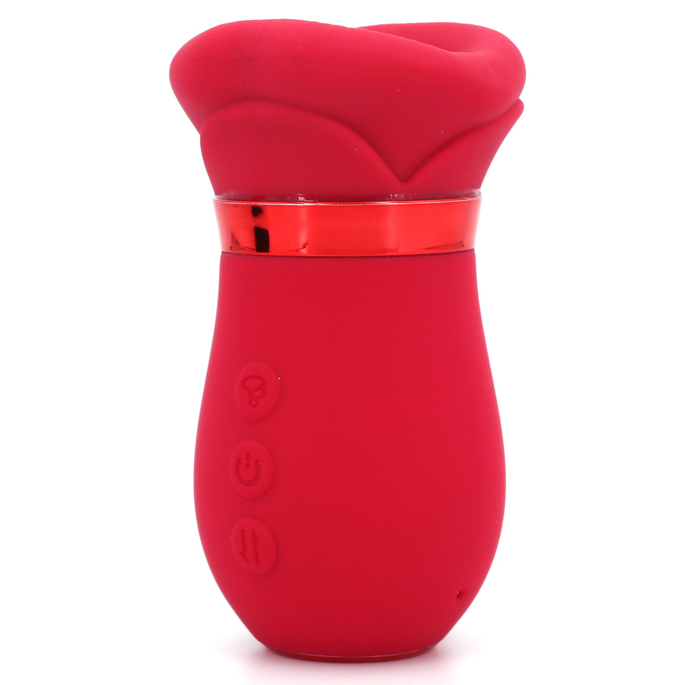 (image for) 4IN1 Mouth Sucking Vibrator Rose Vibrator