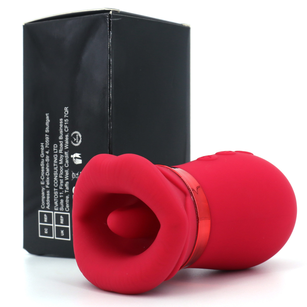 (image for) 4IN1 Mouth Sucking Vibrator Rose Vibrator