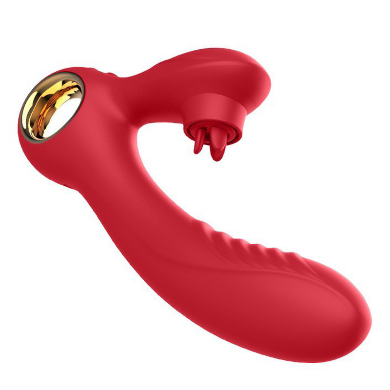 (image for) Three Tongue Licker Dildo Vibrator