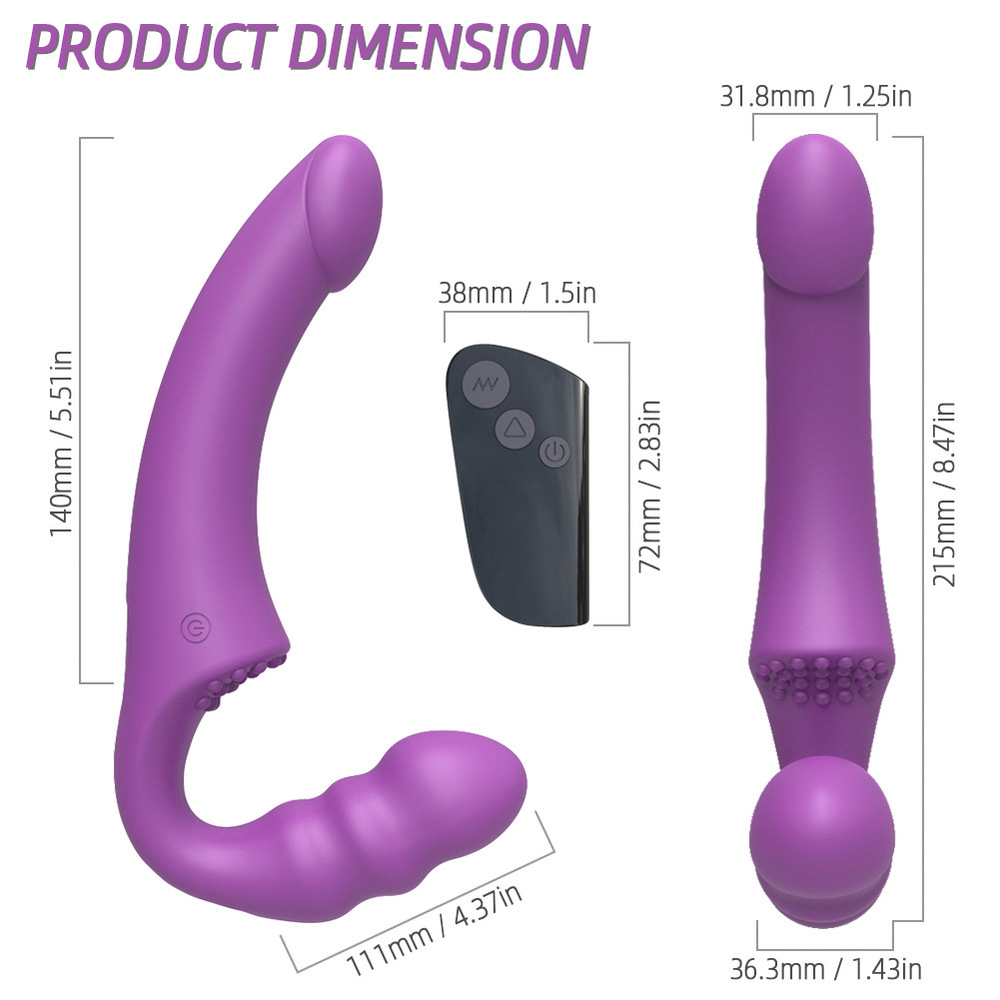 (image for) Slimeline Desire Luxury Strapless StrapOn Dildo