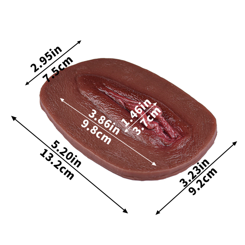 (image for) Realistic Cosplay Silicone Fake Vagina Pad - F
