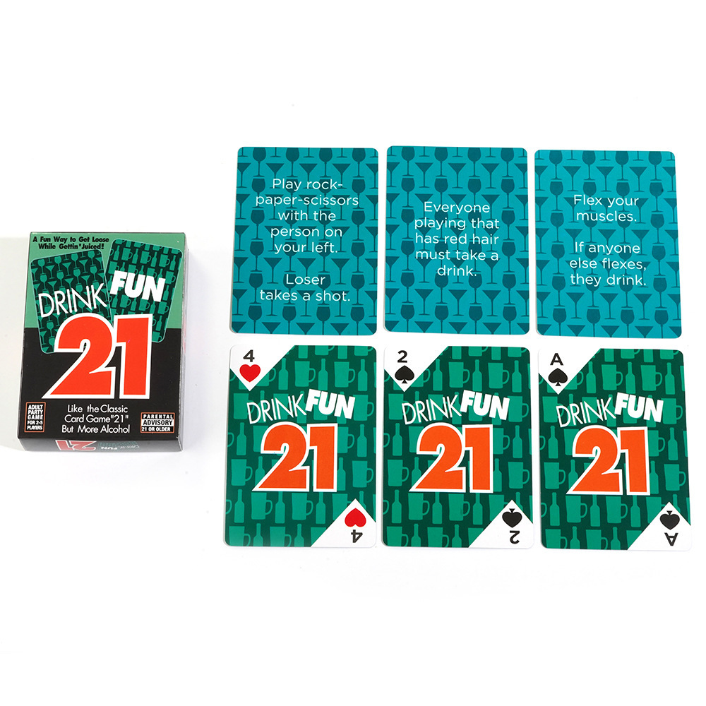 Drink Fun 21 Drink Drinking Card Games