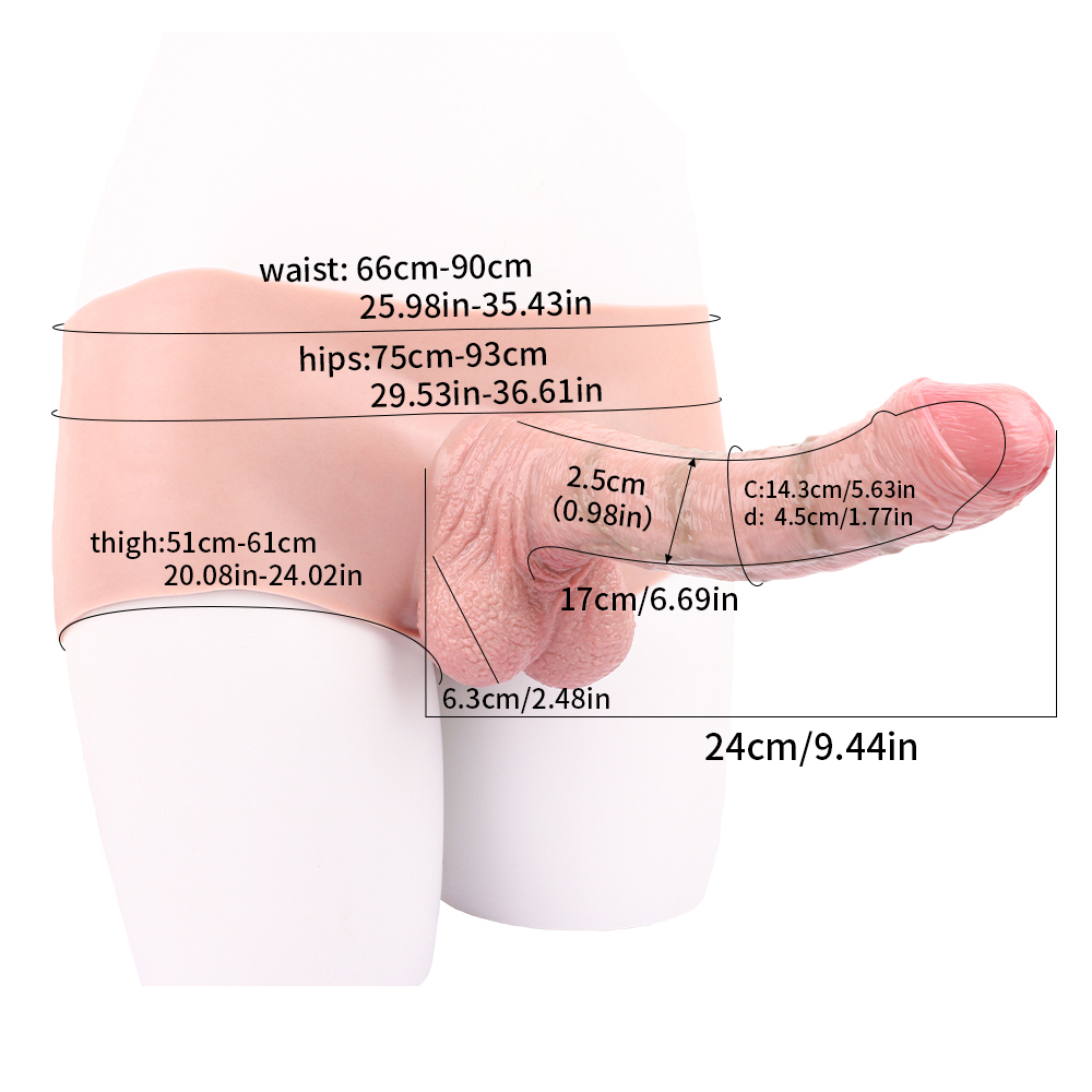 (image for) Pants with Hollow Realistic Penis