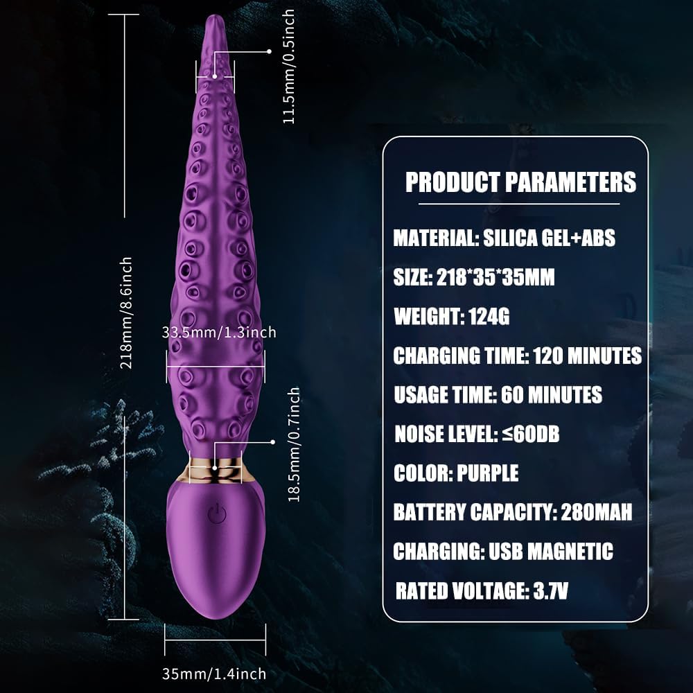 (image for) Double Head Octopus Tentacle Vibrator