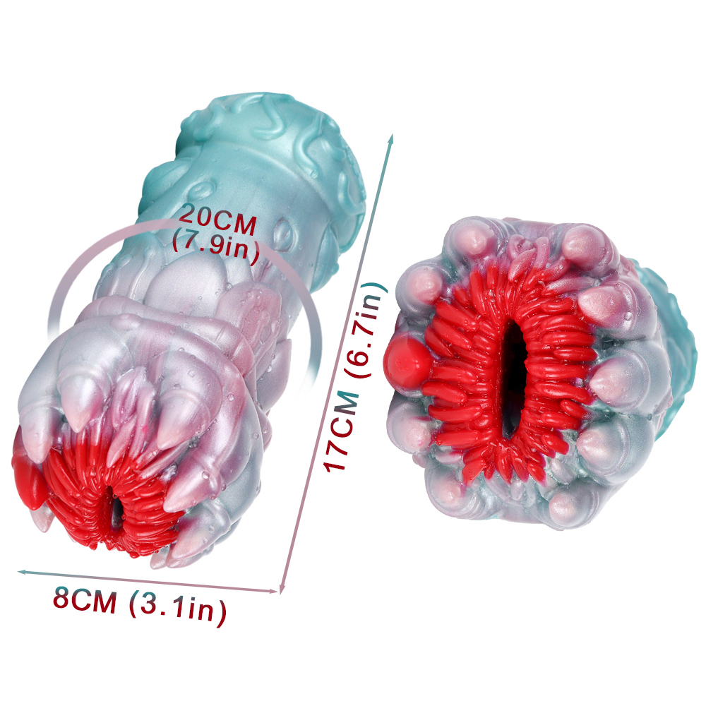 (image for) Soft Silicone Thorns Male Stroker - D