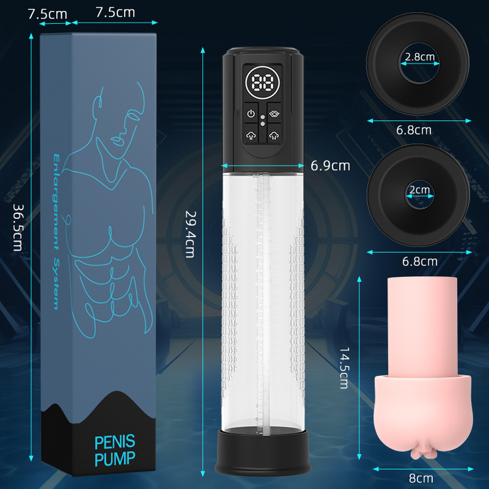 (image for) Digital Display Automatic Penis Pump