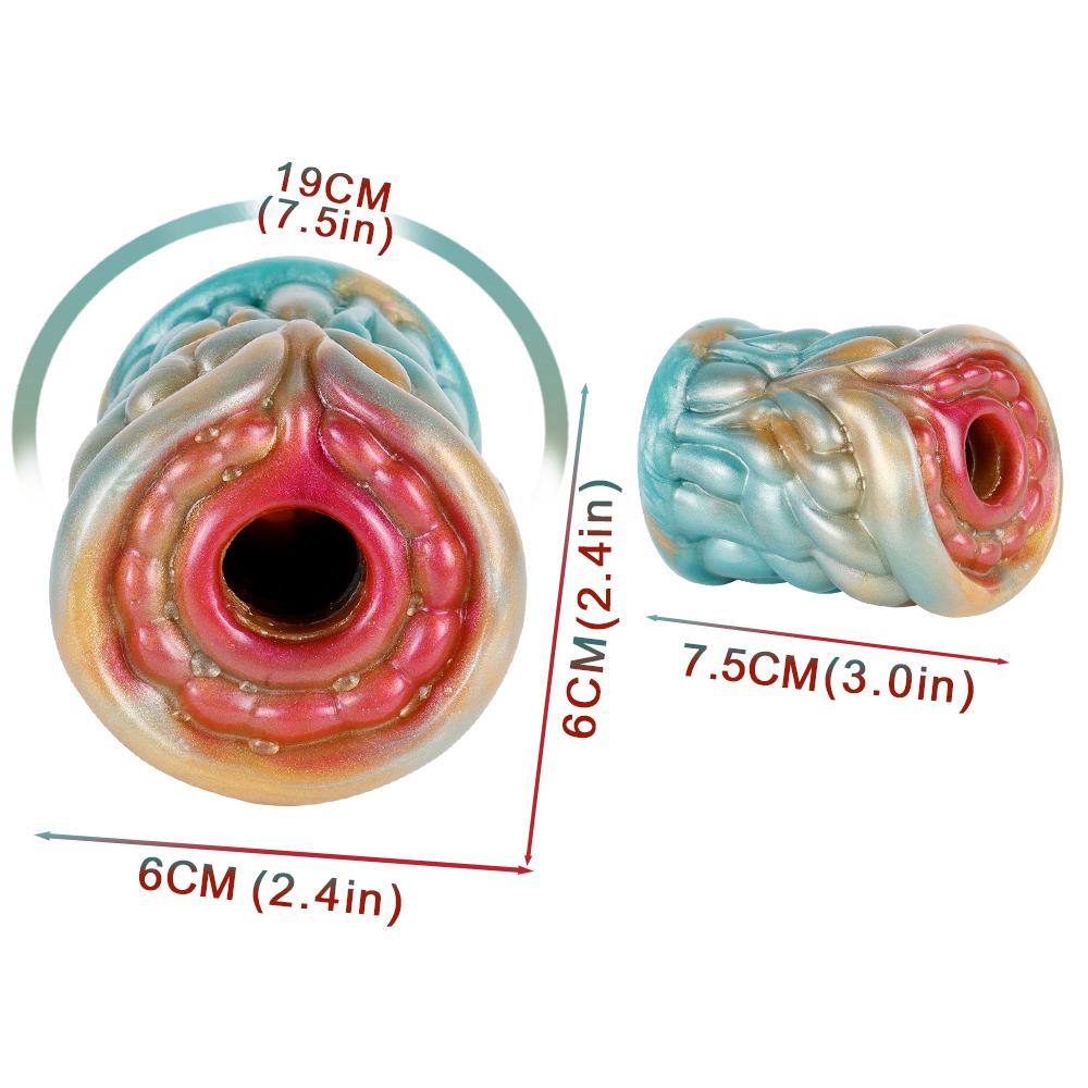 (image for) Pocket Silicone Glans Trainer - Wavy