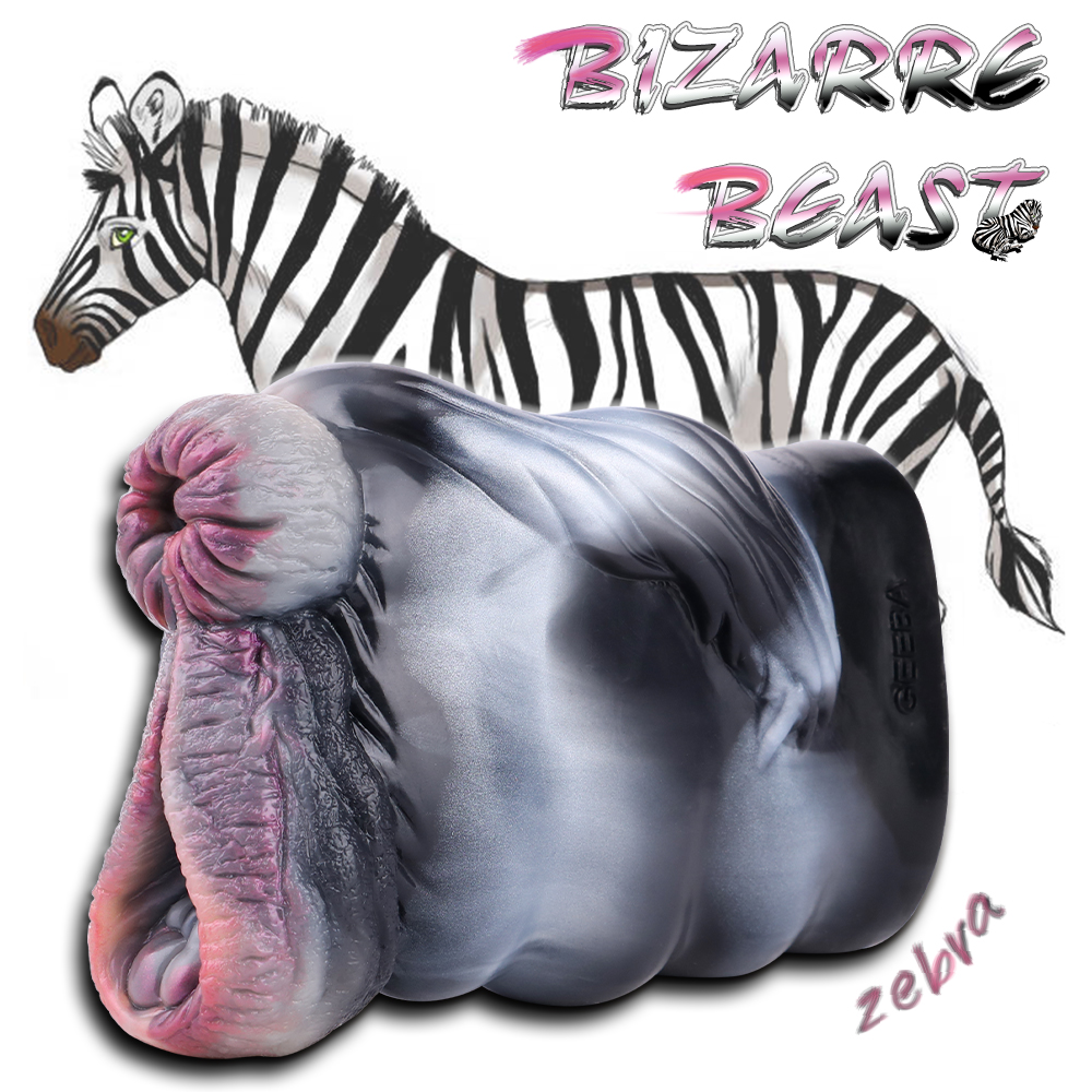 Bizzarre Beast Zebra Fake Pussy