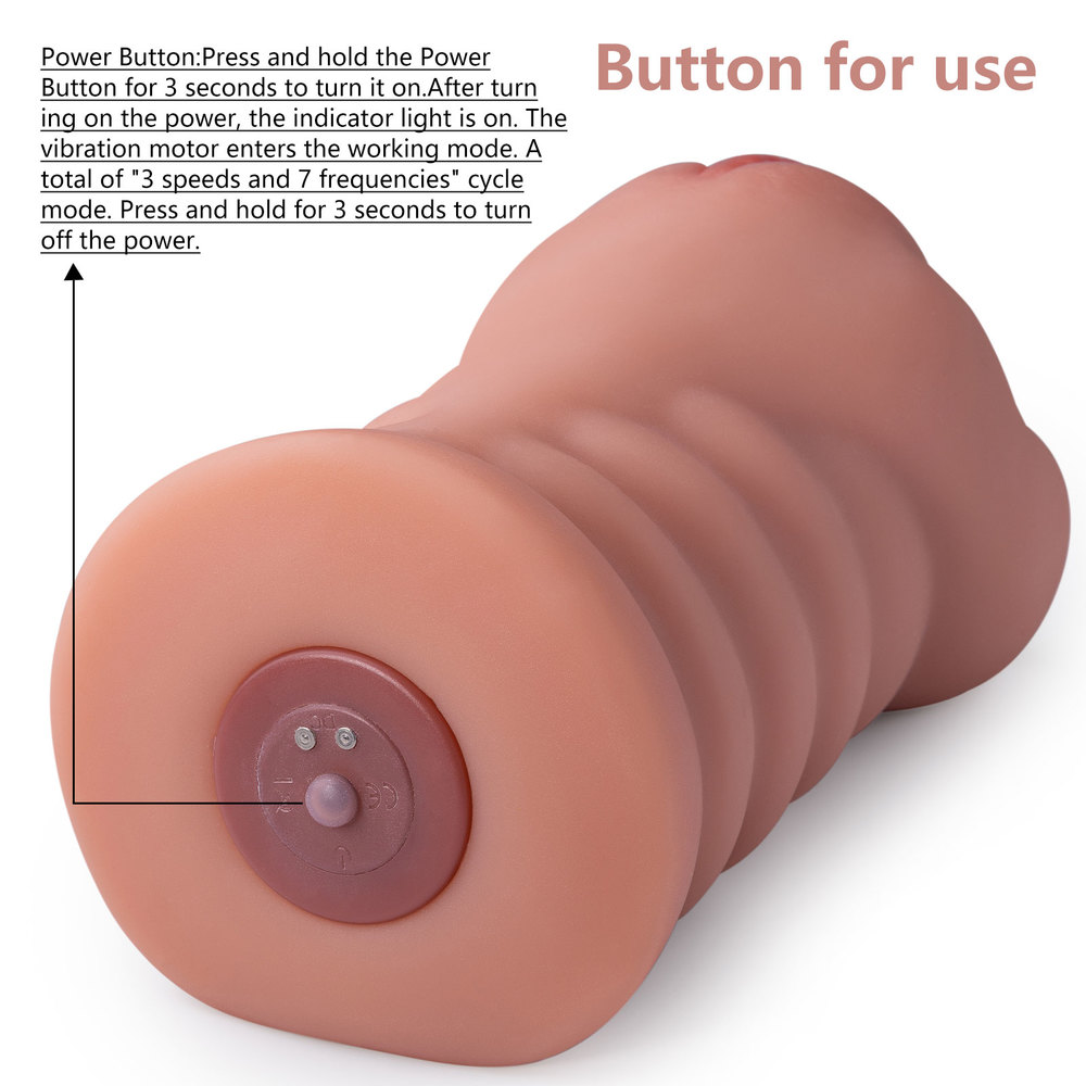 (image for) 3D Realistic Vibrating Pocket Pussy With Tight Vagina Anal