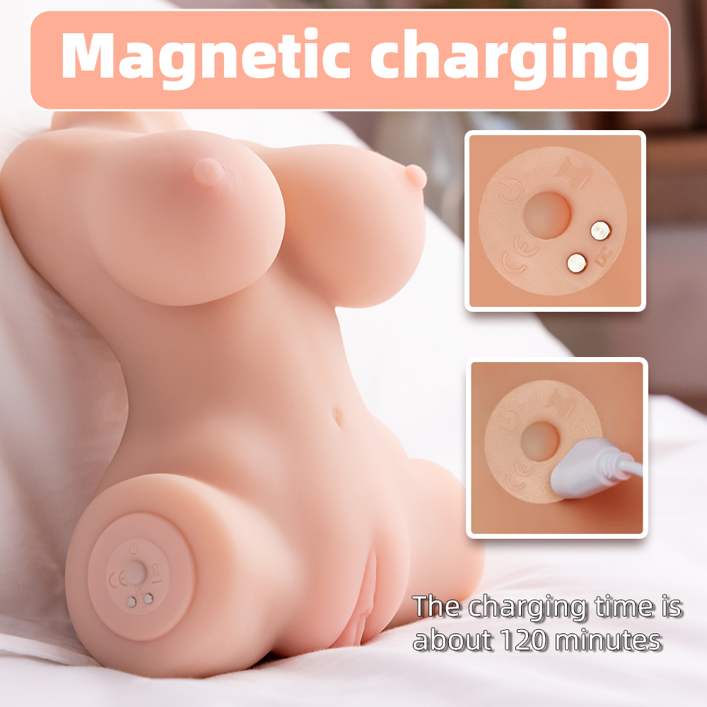 (image for) Elu Realistic Vibrating Small Sex Doll Torso