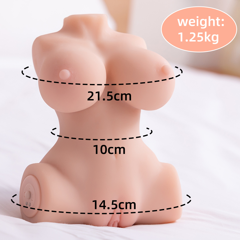 (image for) Elu Realistic Vibrating Small Sex Doll Torso