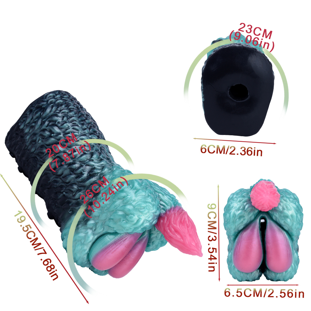 (image for) Black Python Pocket Vagina Stroker - B
