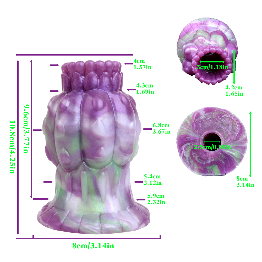 (image for) Hollow Tunnel Butt Plug & Pocket Stroker - Cactus