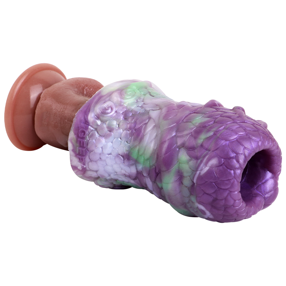 (image for) Hollow Tunnel Butt Plug & Pocket Stroker - Fish Mouth