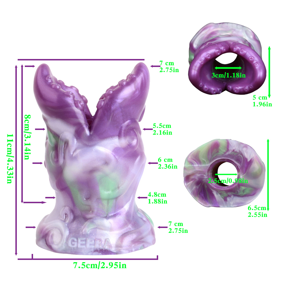 (image for) Hollow Tunnel Butt Plug & Pocket Stroker - Mouth