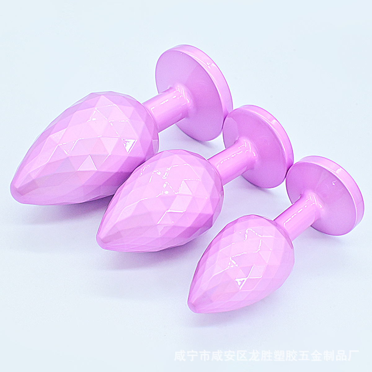 (image for) Diamond Pattern Steel Anal Plug